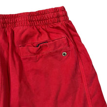 Load image into Gallery viewer, NIKE Classic Embroidered Mini Logo Red Sweat Shorts
