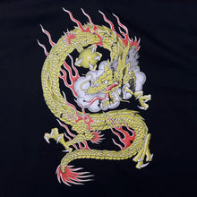 Load image into Gallery viewer, Early 00&#39;s By JaJa Dragon Gothic Y2K Black Short Sleeve Shirt
