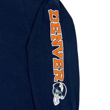 Load image into Gallery viewer, NFL DENVER BRONCOS Football Logo Spellout Graphic Long Sleeve T-Shirt
