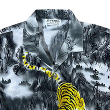 Load image into Gallery viewer, Early 00&#39;s Fuhua Gothic Y2K Tiger All-Over Print Short Sleeve Shirt
