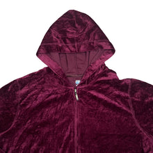 Load image into Gallery viewer, SB ACTIVE Classic Basic Essential Velvet Velour Zip Hooded Tracksuit Top
