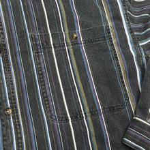 Load image into Gallery viewer, Vintage 90&#39;s SAUGATUCK Multi Striped Heavy Cotton Long Sleeve Shirt
