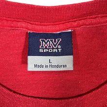 Load image into Gallery viewer, MV Sport UNIVERSITY OF LYNCHBERG College Spellout Graphic Red T-Shirt
