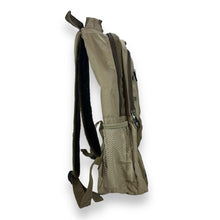 Load image into Gallery viewer, Early 00&#39;s NO FEAR Embroidered Skater Logo Brown Beige Backpack Rucksack Bag
