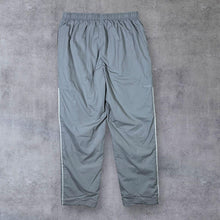 Load image into Gallery viewer, Nike Silver Tag Grey Striped Trim Tracksuit Bottoms
