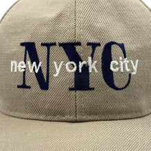 Load image into Gallery viewer, Vintage NEW YORK CITY “NYC” Acrylic Wool Embroidered Souvenir Spellout Baseball Cap
