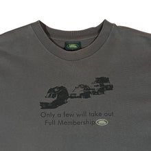 Load image into Gallery viewer, Vintage LAND ROVER &quot;Full Membership&quot; Spellout Graphic Heavy Cotton Grey T-Shirt
