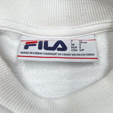 Load image into Gallery viewer, FILA Embroidered Mini Centre Patch Logo Crewneck Sweatshirt
