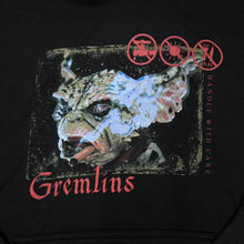 Load image into Gallery viewer, GREMLINS &quot;Handle With Care&quot; Cult Comedy Horror Movie Spellout Graphic Pullover Hoodie
