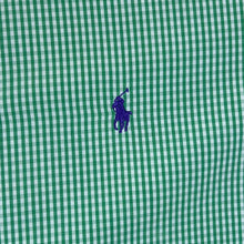 Load image into Gallery viewer, Vintage RALPH LAUREN "Blake" Green White Gingham Check Short Sleeve Button-Up Shirt
