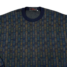 Load image into Gallery viewer, Vintage 90&#39;s JACQUES SIMENON ROMA Grandad Abstract Patterned Wool Knit Sweater Jumper
