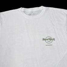 Load image into Gallery viewer, HARD ROCK CAFE “Budapest” Souvenir Logo Spellout Graphic T-Shirt
