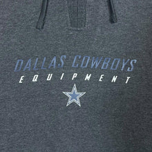 Load image into Gallery viewer, Reebok NFL DALLAS COWBOYS &quot;Equipment&quot; Football Spellout Graphic Pullover Hoodie
