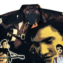 Load image into Gallery viewer, Vintage ELVIS PRESLEY Made In Korea All-Over Print Polyester Short Sleeve Shirt
