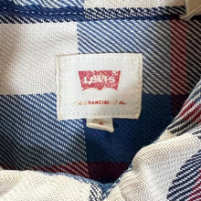 Load image into Gallery viewer, LEVI&#39;S Red Tab Plaid Check Long Sleeve Cotton Flannel Shirt
