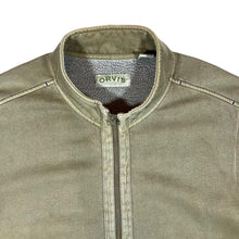 Load image into Gallery viewer, ORVIS Classic Essential Brown Zip Fleece Lined Sweatshirt
