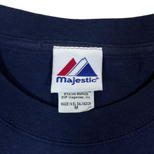 Load image into Gallery viewer, Early 00&#39;s MAJESTIC MLB Authentic Collection Blank Navy Blue Short Sleeve T-Shirt
