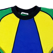 Load image into Gallery viewer, Vintage SATYENKUMAR Bold Multi Colour Block Crewneck Sweatshirt
