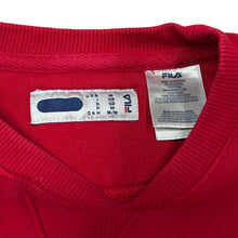 Load image into Gallery viewer, Early 00&#39;s FILA Classic Embroidered Mini Patch Logo Crewneck Sweatshirt

