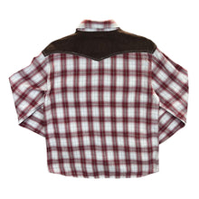 Load image into Gallery viewer, Smith&#39;s American Cowboy Western Plaid Check Popper Long Sleeve Shirt
