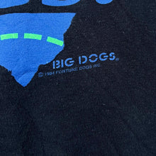Load image into Gallery viewer, Vintage BIG DOGS (1994) &quot;The Scenery Never Changes&quot; Novelty Spellout Graphic Crewneck Sweatshirt
