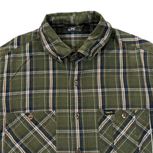 Load image into Gallery viewer, Lee Classic Green Plaid Check Long Sleeve Cotton Shirt
