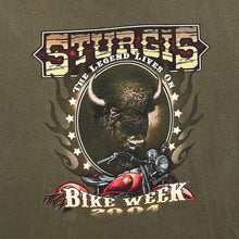 Load image into Gallery viewer, Vintage STURGIS BIKE WEEK (2004) Gothic Biker Souvenir Spellout Graphic T-Shirt
