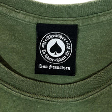Load image into Gallery viewer, THRASHER MAGAZINE Classic Skater Logo Spellout Khaki Green Graphic T-Shirt
