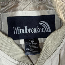 Load image into Gallery viewer, Vintage WINDBREAKER Classic Beige Zip Windbreaker Bomber Jacket
