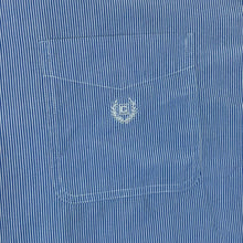 Load image into Gallery viewer, Early 00&#39;s CHAPS Embroidered Mini Crest Logo Striped Long Sleeve Button-Up Cotton Shirt
