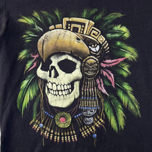 Load image into Gallery viewer, Early 00&#39;s THUNDER Gothic Native American Skull Graphic T-Shirt
