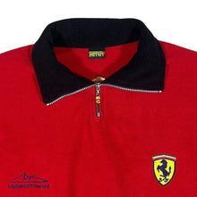 Load image into Gallery viewer, Vintage FERRARI "Michael Schumacher" F1 Formula One 1/4 Zip Pullover Fleece Sweatshirt
