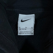 Load image into Gallery viewer, Nike Classic Embroidered Mini Swoosh Logo Black Pullover Hoodie
