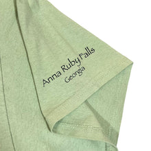 Load image into Gallery viewer, ADVICE FROM A WATERFALL &quot;Anna Ruby Falls, Georgia&quot; Souvenir Graphic Green T-Shirt
