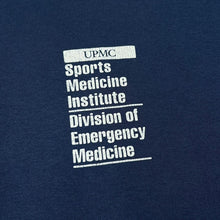 Load image into Gallery viewer, Vintage 90’s UPMC “Sports Medicine Institute” College Spellout Graphic Single Stitch T-Shirt
