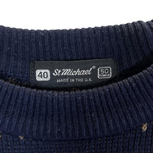 Load image into Gallery viewer, Vintage 90&#39;s St Michael Marks &amp; Spencer Grandad Patterned Acrylic Knit Sweater Jumper
