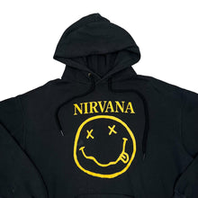 Load image into Gallery viewer, NIRVANA Classic Logo Spellout Alternative Rock Grunge Band Pullover Hoodie
