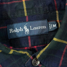 Load image into Gallery viewer, Vintage RALPH LAUREN Tartan Plaid Check Long Sleeve Button-Up Cotton Shirt
