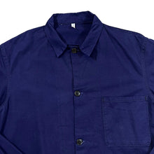 Load image into Gallery viewer, Vintage 90&#39;s Classic French Style Workwear Chore Skater Navy Blue Cotton Jacket
