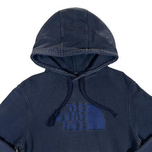 Load image into Gallery viewer, THE NORTH FACE TNF Classic Embroidered Big Logo Spellout Navy Blue Hoodie
