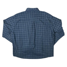 Load image into Gallery viewer, Vintage Timberland Navy Green Grey Check Long Sleeve Button-Up Cotton Shirt
