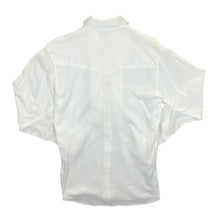 Load image into Gallery viewer, Vintage Mac &amp; Maggie Popper White Viscose Ruffled Dinner Tuxedo Long Sleeve Shirt
