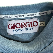 Load image into Gallery viewer, Early 00&#39;s GIORGIO Local Boyz Embroidered Spellout Blue Crewneck Sweatshirt
