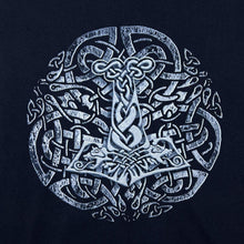 Load image into Gallery viewer, FOTL Gothic Tribal Celtic Motif Graphic Black T-Shirt
