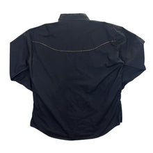 Load image into Gallery viewer, Vintage 90&#39;s Ely Diamond Cowboy Western Embroidered Rose Popper Long Sleeve Shirt
