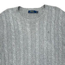 Load image into Gallery viewer, POLO RALPH LAUREN Classic Embroidered Mini Logo Cable Knit Crewneck Sweater Jumper
