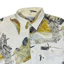 Load image into Gallery viewer, Vintage 90's ANGELO LITRICO Crazy Abstract Patterned Short Sleeve Flannel Shirt

