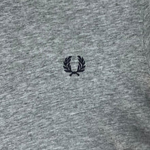 Load image into Gallery viewer, FRED PERRY Classic Essential Embroidered Mini Logo Grey Short Sleeve T-Shirt

