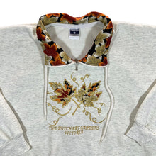 Load image into Gallery viewer, Vintage 90&#39;s THE BUTCHART GARDENS &quot;Victoria&quot; Embroidered Floral Patterned Collared Sweatshirt
