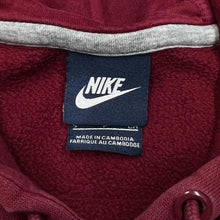 Load image into Gallery viewer, Nike Classic Big Spellout Graphic Burgundy Pullover Hoodie
